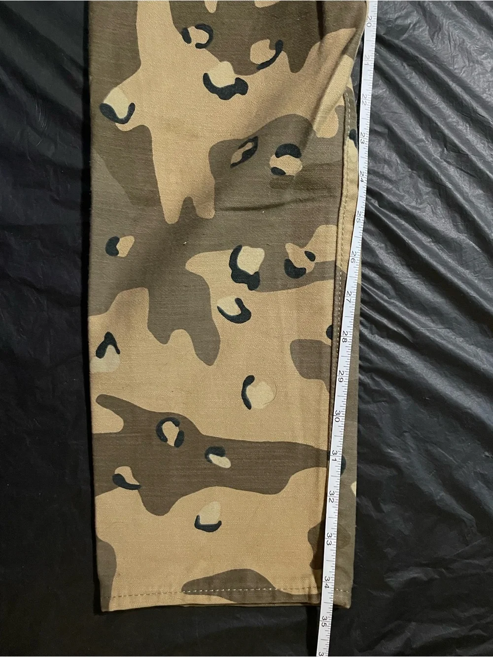 Levi’s Premium Lo-Ball Stack Camo Distressed Jeans Men’s 34x34